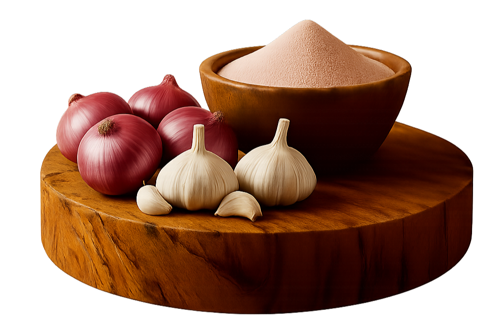 Dehydrated Onion & Garlic